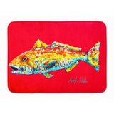 Caroline'S Treasures Red Fish Alphonzo Floor Mat, 19 X 27, Multicolor