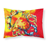 Caroline'S Treasures Mw1086Pillowcase Crab Hot Dang Moisture Wicking Fabric Standard Pillowcase, Large, Multicolor