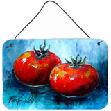 Caroline'S Treasures Vegetables-Tomatoes Red Toes Aluminum Metal Wall Or Door Hanging Prints, 8 X 12
