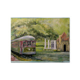 Caroline'S Treasures Mw1091Plmt Streetcar Next Stop Audubon Park Fabric Placemat, Multicolor