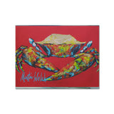 Caroline'S Treasures Mw1096Plmt Crab Seafood One Fabric Placemat, Multicolor