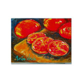 Caroline'S Treasures Mw1099Plmt Vegetables-Tomatoes Slice It Up Fabric Placemat, Multicolor