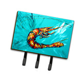 Caroline'S Treasures Mw1100Th68 Shrimp Teal Shrimp Leash Or Key Holder, Large, Multicolor