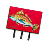Caroline'S Treasures Mw1103Th68 Fish-Red Fish Woo Hoo Leash Or Key Holder, Large, Multicolor