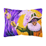 Caroline'S Treasures Mw1109Pw1216 Mardi Gras Hey Mister Canvas Fabric Decorative Pillow, Large, Multicolor