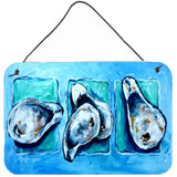 Caroline'S Treasures Oysters Oyster + Oyster = Oysters Aluminum Metal Wall Or Door Hanging Prints, 8 X 12