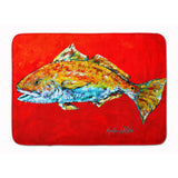 Caroline'S Treasures Fish Red Head Floor Mat, 19 X 27, Multicolor