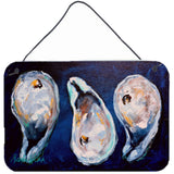 Caroline'S Treasures Oysters Give Me More Aluminum Metal Wall Or Door Hanging Prints, 8 X 12