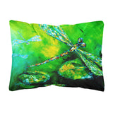 Caroline'S Treasures Mw1114Pw1216 Dragonfly Summer Flies Canvas Fabric Decorative Pillow, Large, Multicolor