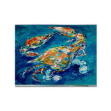 Caroline'S Treasures Mw1153Plmt By Chance Crab Fabric Placemat, Multicolor