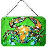 Caroline'S Treasures Wide Load Crab Aluminum Metal Wall Or Door Hanging Prints, 8 X 12