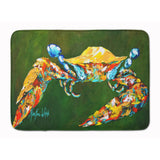 Caroline'S Treasures Go Green Crab Floor Mat, 19 X 27, Multicolor