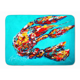 Caroline'S Treasures Lucy The Crawfish In Blue Floor Mat, 19 X 27, Multicolor