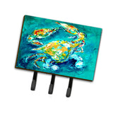 Caroline'S Treasures Mw1162Th68 By Chance Crab In Aqua Blue Leash Or Key Holder, Large, Multicolor