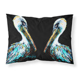 Caroline'S Treasures Mw1164Pillowcase Dressed In Black Pelican Moisture Wicking Fabric Standard Pillowcase, Large, Multicolor,