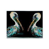 Caroline'S Treasures Mw1164Plmt Dressed In Black Pelican Fabric Placemat, Multicolor
