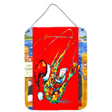 Caroline'S Treasures Happy Holidays Shrimp Wall Or Door Hanging Prints, 16 X 12