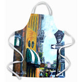 Caroline'S Treasures Mw1203Apron Street Scene Apron, Large, Multicolor