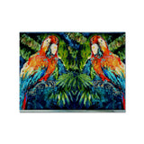 Caroline'S Treasures Mw1216Plmt Parrots Yo Yo Mama Fabric Placemat, Multicolor