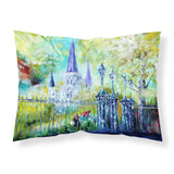 Caroline'S Treasures St Louis Cathedrial Across The Square Fabric Standard Pillowcase Mw1217Pillowcase, Multicolor