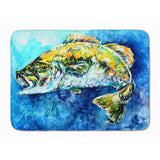 Caroline'S Treasures Bobby The Best Bass Floor Mat, 19 X 27, Multicolor