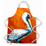 Caroline'S Treasures Mw1252Apron Proud Pelican Apron, Large, Multicolor