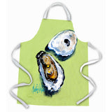 Caroline'S Treasures Mw1262Apron Two Oyster Shells Apron, Large, Multicolor