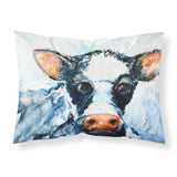 Caroline'S Treasures Lick Black And White Cow Fabric Standard Pillowcases, Multicolor