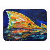 Caroline'S Treasures Flipper Red Fish Machine Washable Memory Foam Mat Doormats, Multicolor
