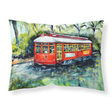 Caroline'S Treasures Little Red Street Car Fabric Standard Pillowcases, Multicolor