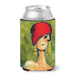 Caroline'S Treasures Mw1301Cc Lady Aziline Can Or Bottle Hugger Cold-Beverage-Koozies, Multicolor