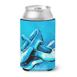 Caroline'S Treasures Mw1303Cc Ballet Shoes Aqua Blue Can Or Bottle Hugger Cold-Beverage-Koozies, Multicolor