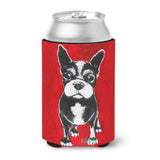Caroline'S Treasures Mw1314Cc Boston Terrier Runt Can Or Bottle Hugger Cold-Beverage-Koozies, Multicolor