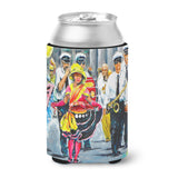 Caroline'S Treasures Mw1324Cc Mardi Gras Dancin' In The Street Can Or Bottle Hugger Cold-Beverage-Koozies, Multicolor
