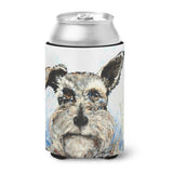 Caroline'S Treasures Mw1358Cc Schnauzer Whiter Beard Can Or Bottle Hugger Cold-Beverage-Koozies, Multicolor