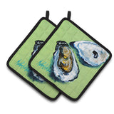 Caroline'S Treasures Mw1361Pthd Two Shells Oyster Pair Of Pot Holders Potholders, Multicolor