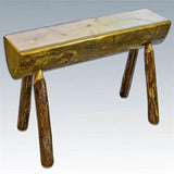 Glacier Country Collection Half Log Bench, Exterior Stain Finish, 5 Foot