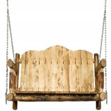 Glacier Country Collection Porch Swing, Exterior Stain Finish