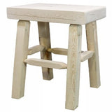 Homestead Collection Half Log Barstool, Ready To Finish