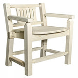 Homestead Collection Counter Height Captain'S Barstool, Clear Lacquer Finish