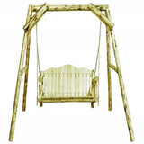 Montana Collection Lawn Swing W/ A Frame, Exterior Finish