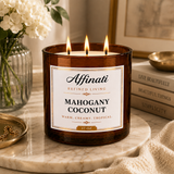 Mahogany Coconut 3-Wick Candle