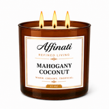 Mahogany Coconut 3-Wick Candle