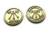 Marbas Demon Sigil Coin - Ars Goetia President Seal
