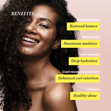 Maximum Curl Defining Cream for Curly, Coily & Kinky Hair – Frizz Control & Moisture