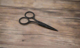 Men’s 4″ Brushed Gunmetal Beard & Mustache Scissors