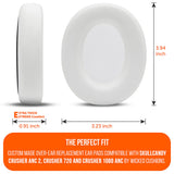 Upgraded Skullcandy Crusher ANC 2, Crusher 720 and Crusher 1080 ANC Earpads - WC PadZ Crusher ANC 2