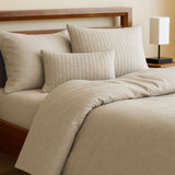 Bamboo Cotton Duvet Cover - Viscose from Bamboo + Cotton - Sand