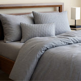 Bamboo Cotton Duvet Cover - Viscose from Bamboo + Cotton - Silver