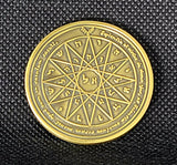 Fourth Pentacle of Mercury Coin – 72 Names of God